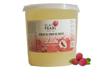 Perles de fruits Litchi  pot de 3.4kg