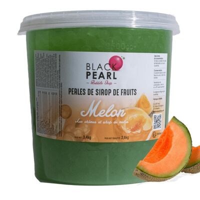 Perlas de fruta de melón (melaza) bote 3,4kg