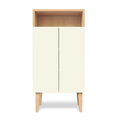 Small sand white entrance cabinet