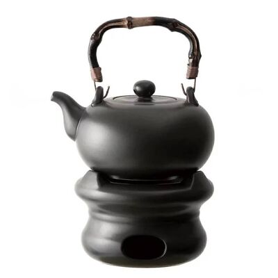 Lin's Ceramics Studio black oil kettle