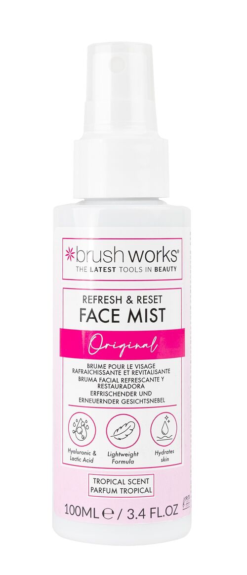 Brushworks Refresh & Reset Face Mist - 100ml