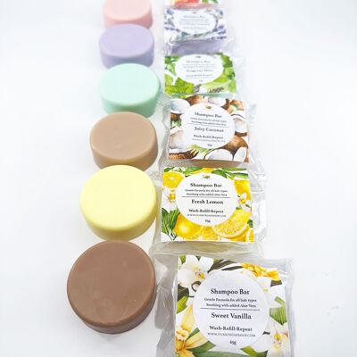 Wash Refill Repeat - Shampoo Bars, 65g