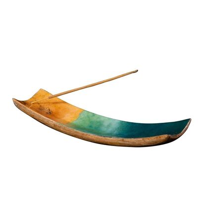 Beach wooden incense holder