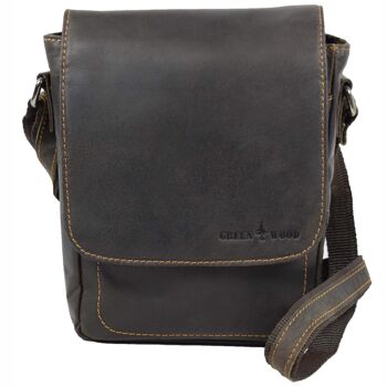 Fran Petit Sac Bandoulière Femme Sac Bandoulière Cuir Homme Rétro 34