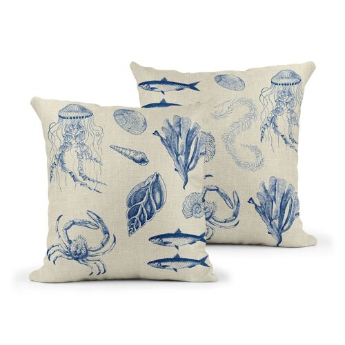 Antiquarian Sealife Cushion