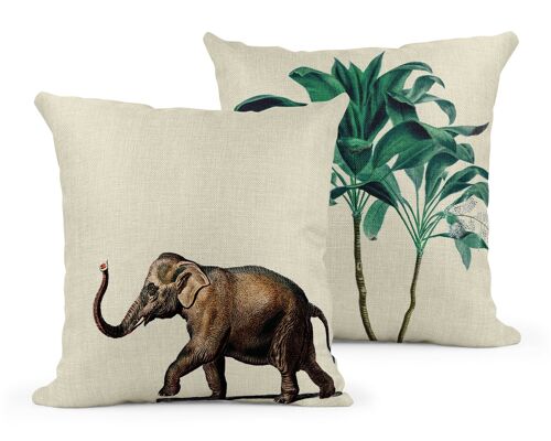 Darwin's Menagerie Hasty Elephant Cushion