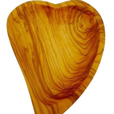 Raviers en forme de cœur en Bois d'Olivier - 18cm x 14cm