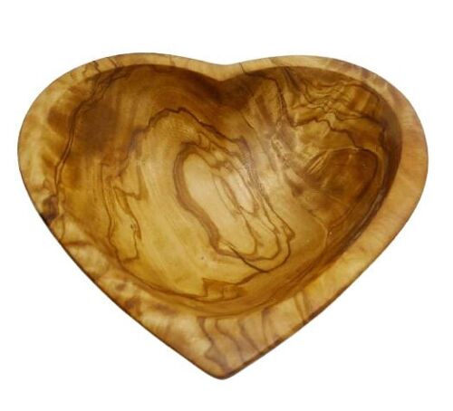 Raviers en forme de cœur en Bois d'Olivier - 12cm x 10cm