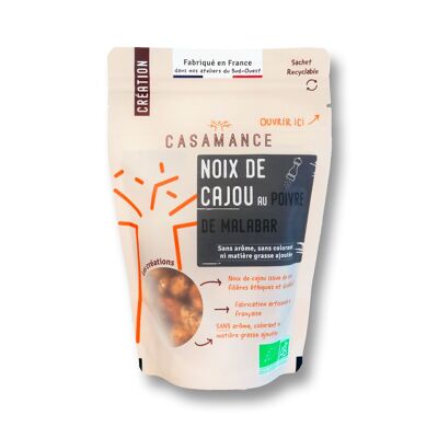 Cashew nuts Malabar pepper Organic 100g