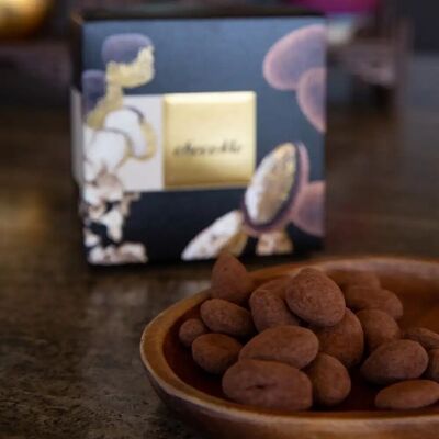 Amandes Enrobées de Chocolat au Lait et Truffe 120 gr