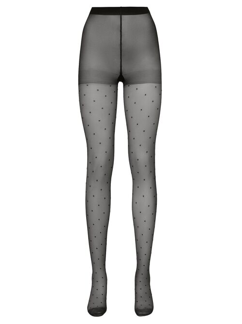 "The Quad" - sheer patterned tights