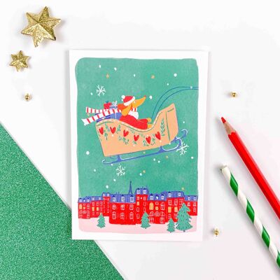 Christmas Card - Sleigh