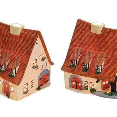 House of old forge Rothenburg made of porcelain