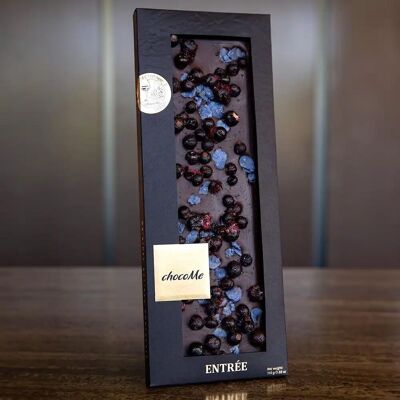 Dark Chocolate Currants, Violets and Salt with Red Wine 110 gr
