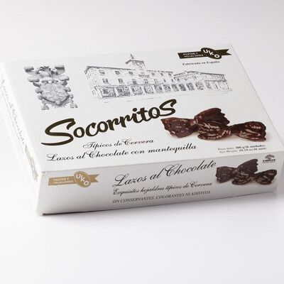 Fiocchi di pasta sfoglia al cioccolato – Socorritos