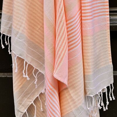 ORGANIC COTTON FOUTA - SUD Collection - NUDE color