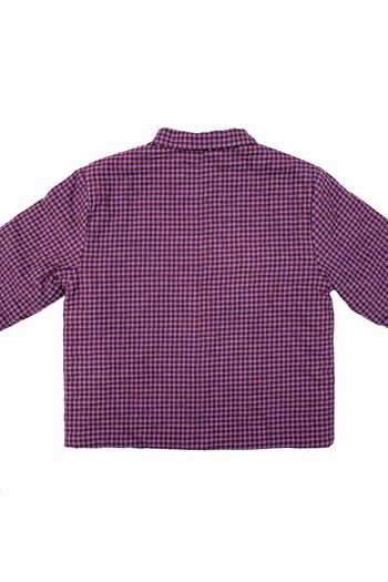 Veste worker enfant violet quilt 3