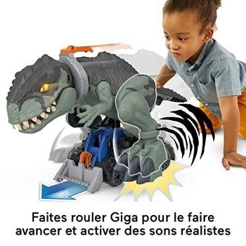 Mattel - réf : GWT22 - Jurassic World - Imaginex - Giga Dino Terreur -  Figurine Dinosaure (40,5 cm) - Dès 3 ans 4