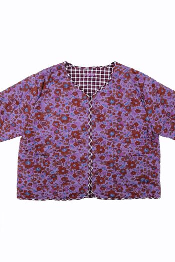 Veste enfant violet-liberty quilt 2