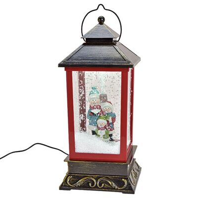 Music box lantern with light