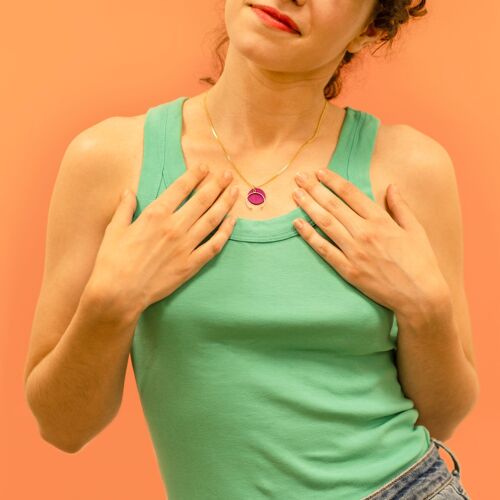 Colliers Chance en cuir recyclé