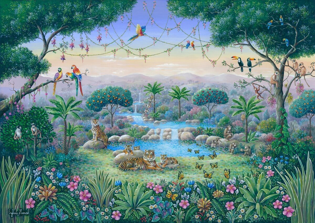 Puzzle 1000 pièces Au cœur de la jungle