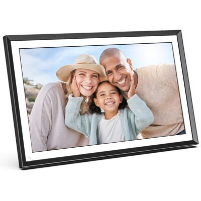 AgfaPhoto - Realiview 15.6'' Digital Photo Frame with WiFi and 32GB of Built-in Memory - Instant Sharing of Photos and Videos, 15.6'' High Resolution Touch Screen