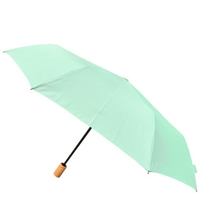 Ökologischer kompakter automatischer Seladon-Regenschirm