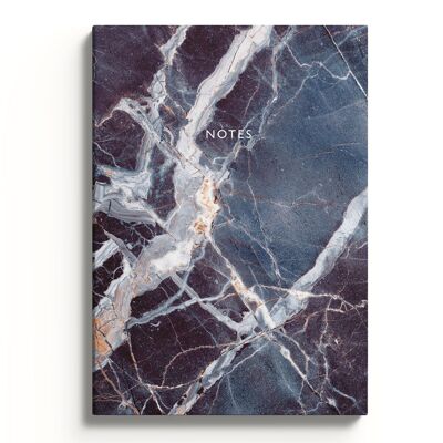 Blaues Marmor-Notizbuch (9507)
