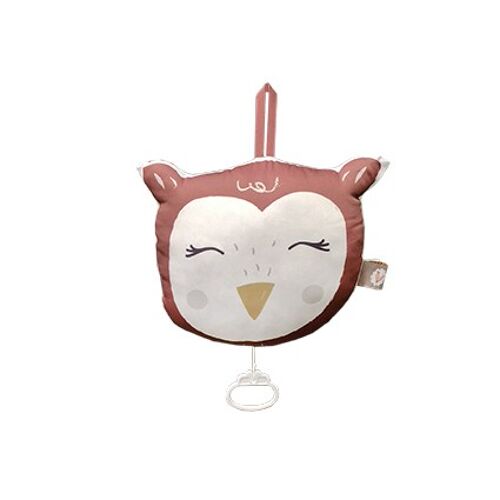 Coussin musical Hibou