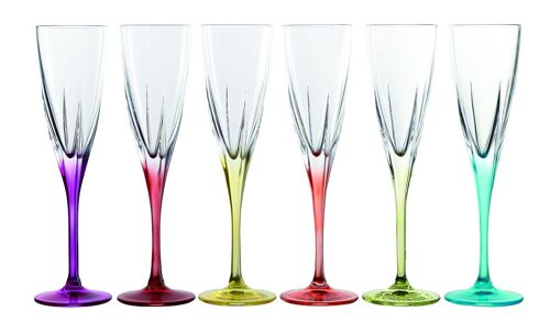 CHAMPAGNE FLUTE KLEUR 17 CL FUSION