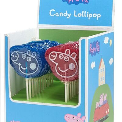 Peppa Pig and George Lollipops Mix 1 Pink& Blue LOLPEPPAMIX1