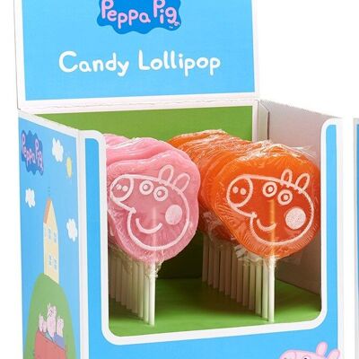 Peppa Pig and George Lollipops Mix 2 red & orange LOLPEPPAMIX2