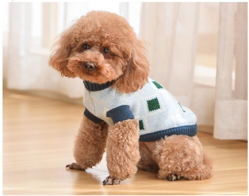 Jersey De Perro Con Estampado De Cuadrado