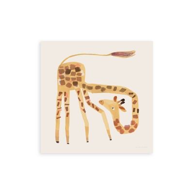 Stampa d'arte giraffa