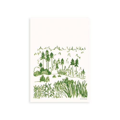 Woods Art Print