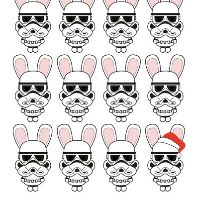 Weihnachtskarte Star Wars Troopers