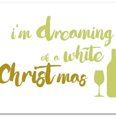 Postcard "White Christmas" - Christmas