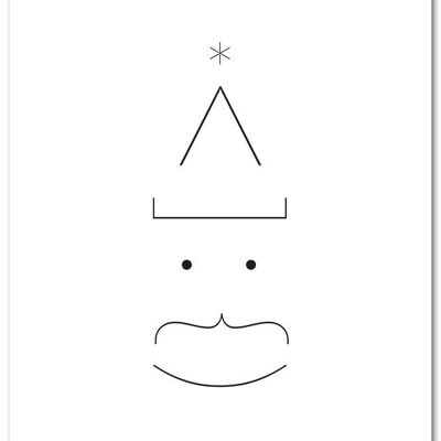 Postcard "Emoji" - Christmas