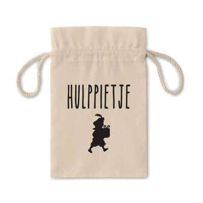 Gingerbread bag 'help pietje' ecru