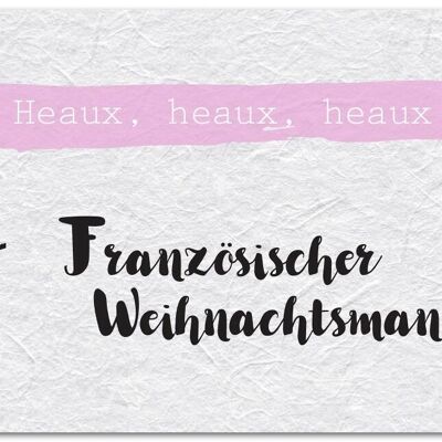 Postkarte "Französischer Weihnachtsmann" - Weihnachten