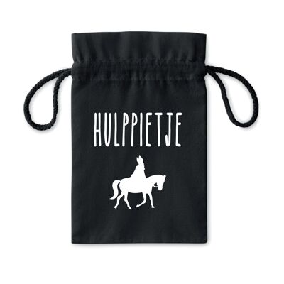 Gingerbread bag 'hulppietje' black sintered cheese