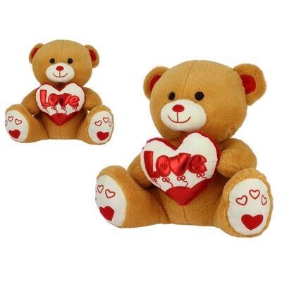 Oso Corazón Globos 18CM