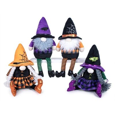 Halloween Boy and Girl Gnome 25 cm Surtido