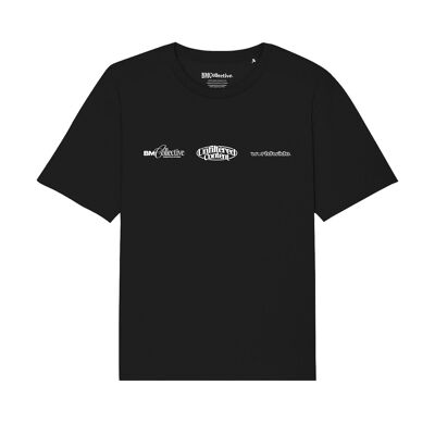 Kollektives schwarzes T-Shirt