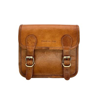 Pierre genuine goat leather satchel bag