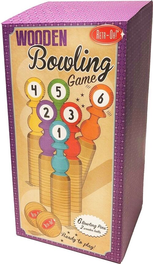 Retr-Oh Houten bowling spel