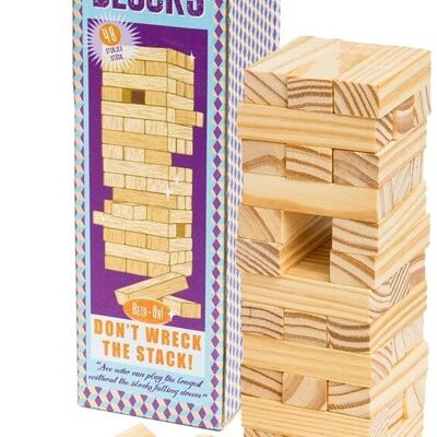 Retr-Oh! Wooden stacking tower