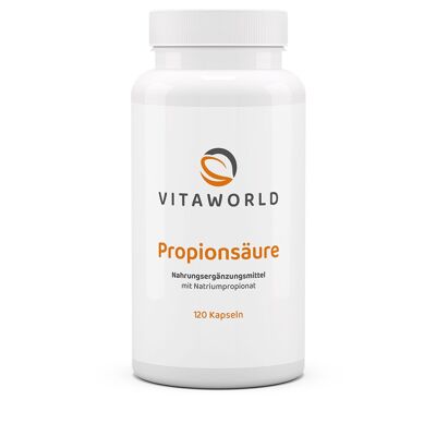 Propionato de sodio de alta pureza - ácido propiónico 500 mg (120 Kps)