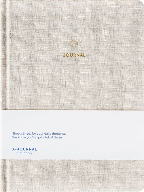 A-Journal Notebook - Linen